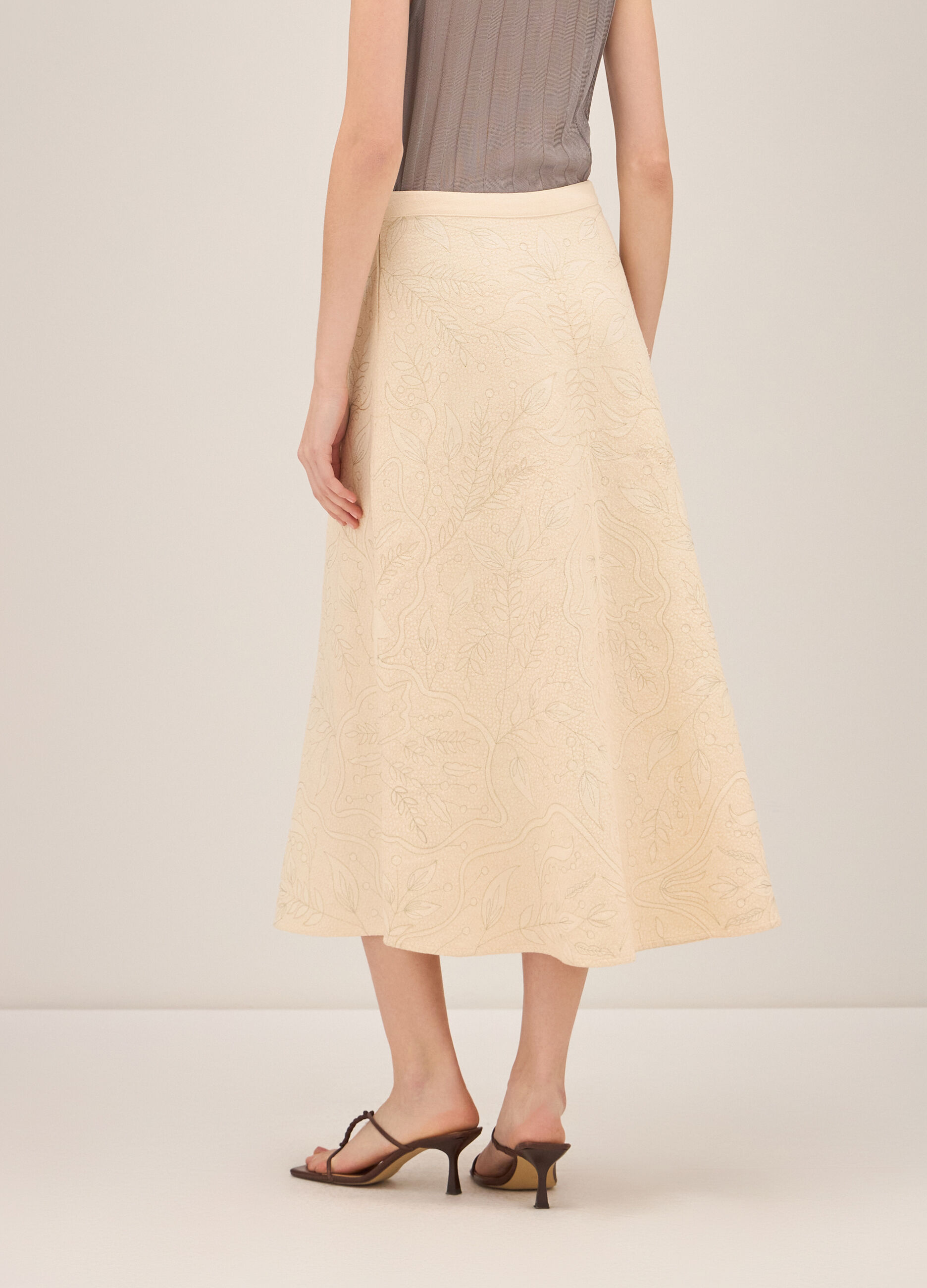 Midi skirt with print_2