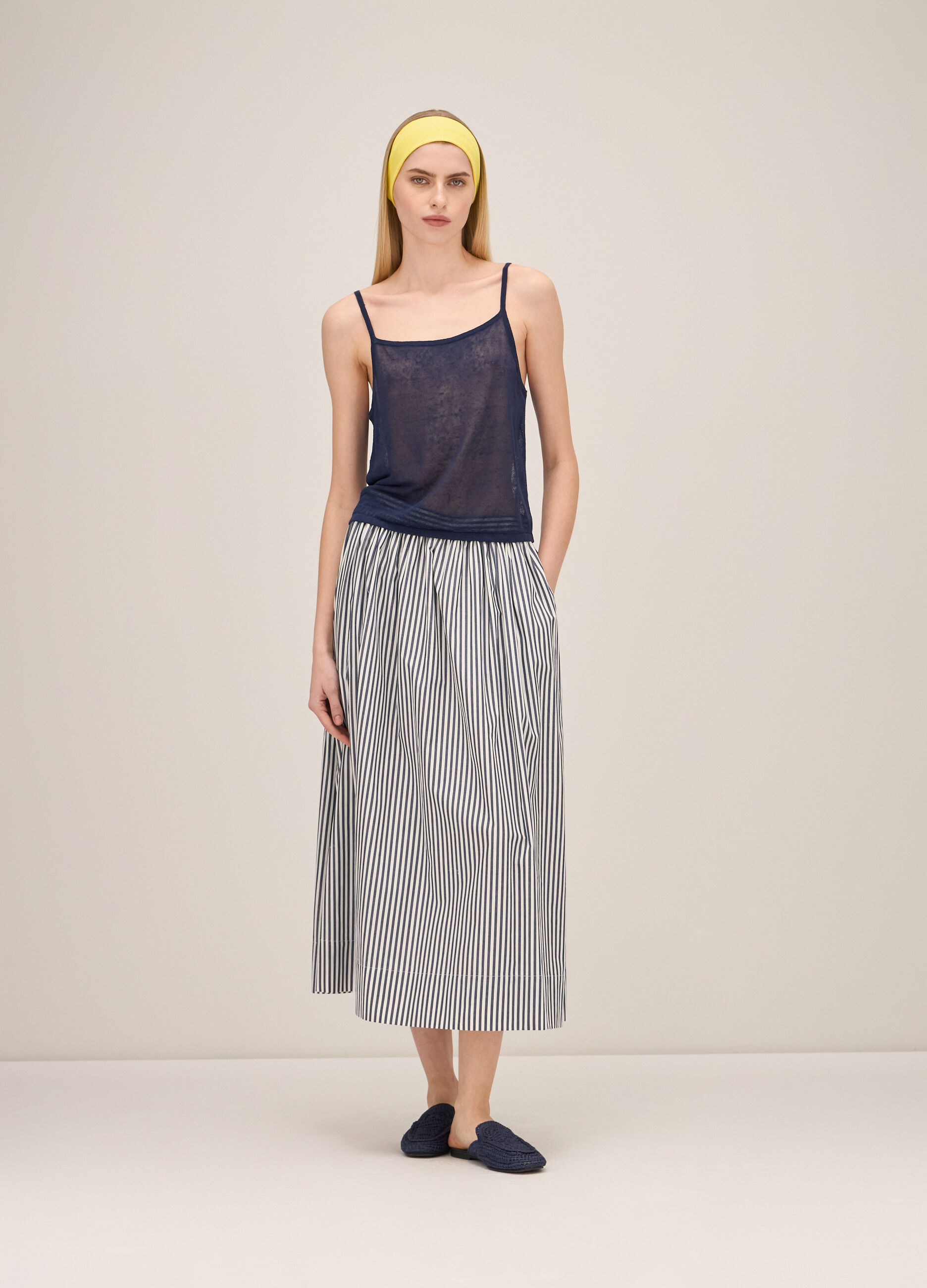 Long skirt in cotton_0