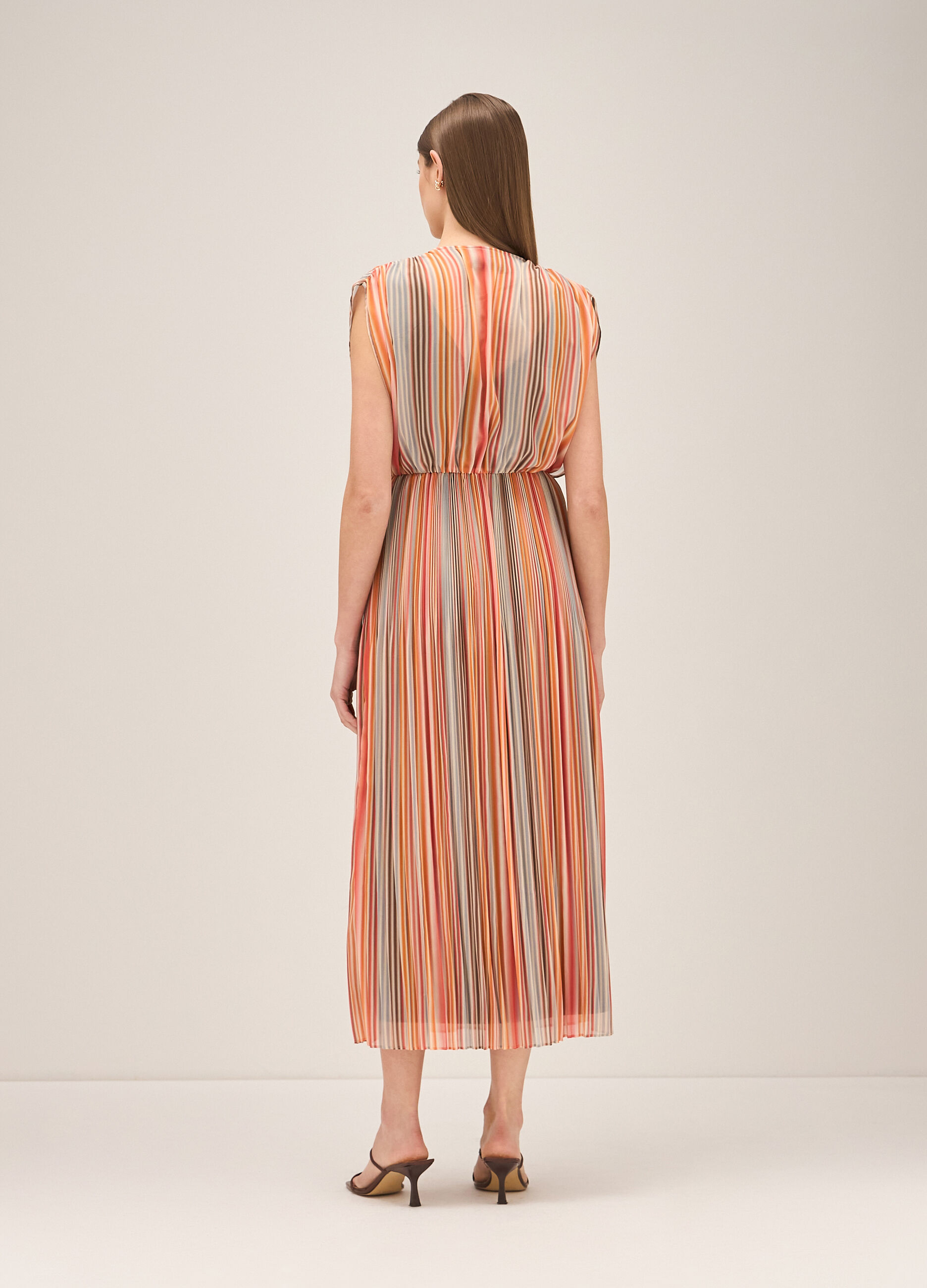 Striped and pleated dress_2