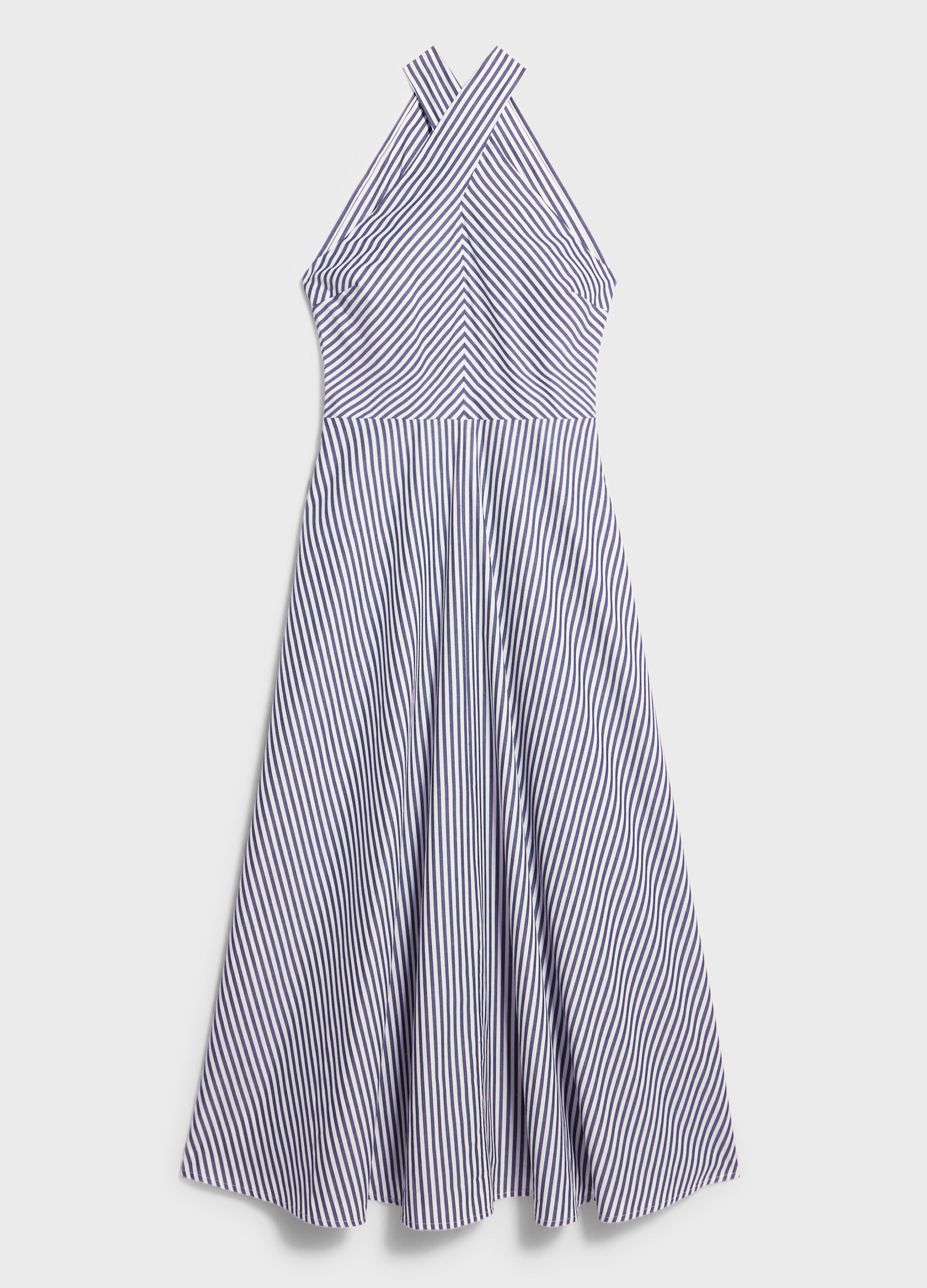 Pure cotton striped dress_4