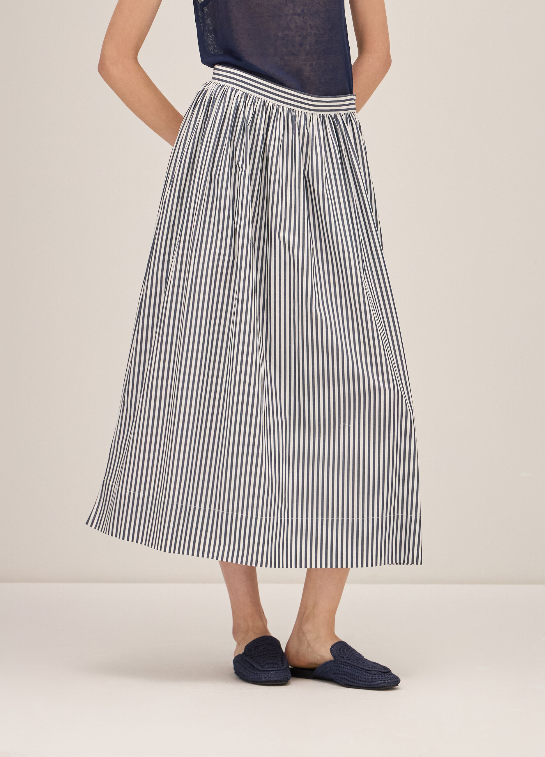 Long skirt in cotton_1